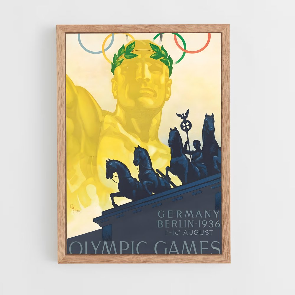 Poster Berlin Jeux – affiche Jeux Olympiques (vue 4)